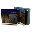 Turned Edge Wraparound 3 Ring Binder w/ 1 1/2" Capacity (11"x8 1/2")